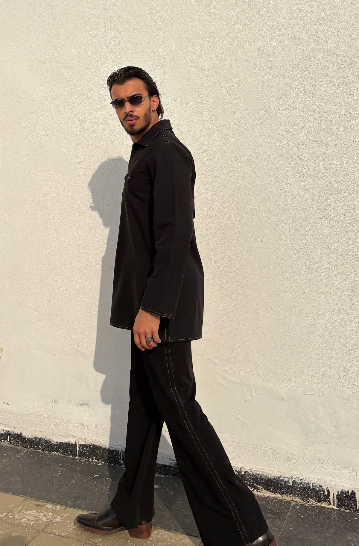 Black Classic Kurta Co-ord - image 4