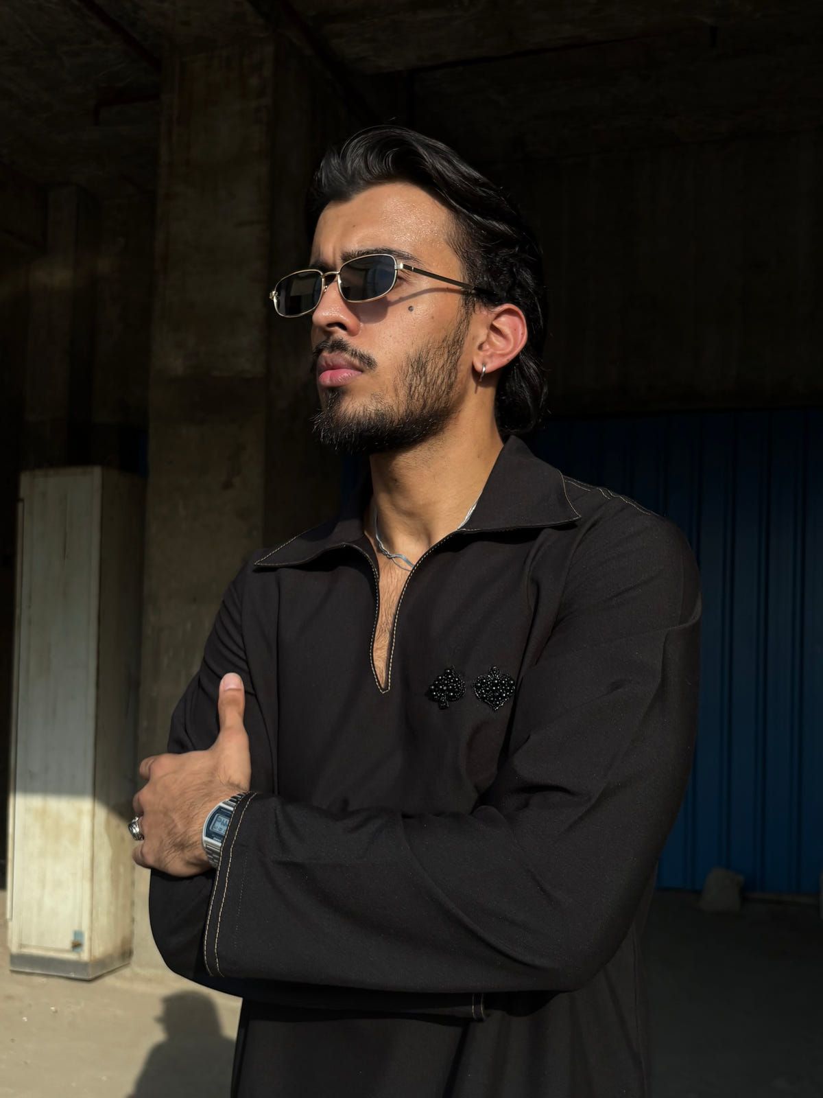 Black Classic Kurta Co-ord - image 5