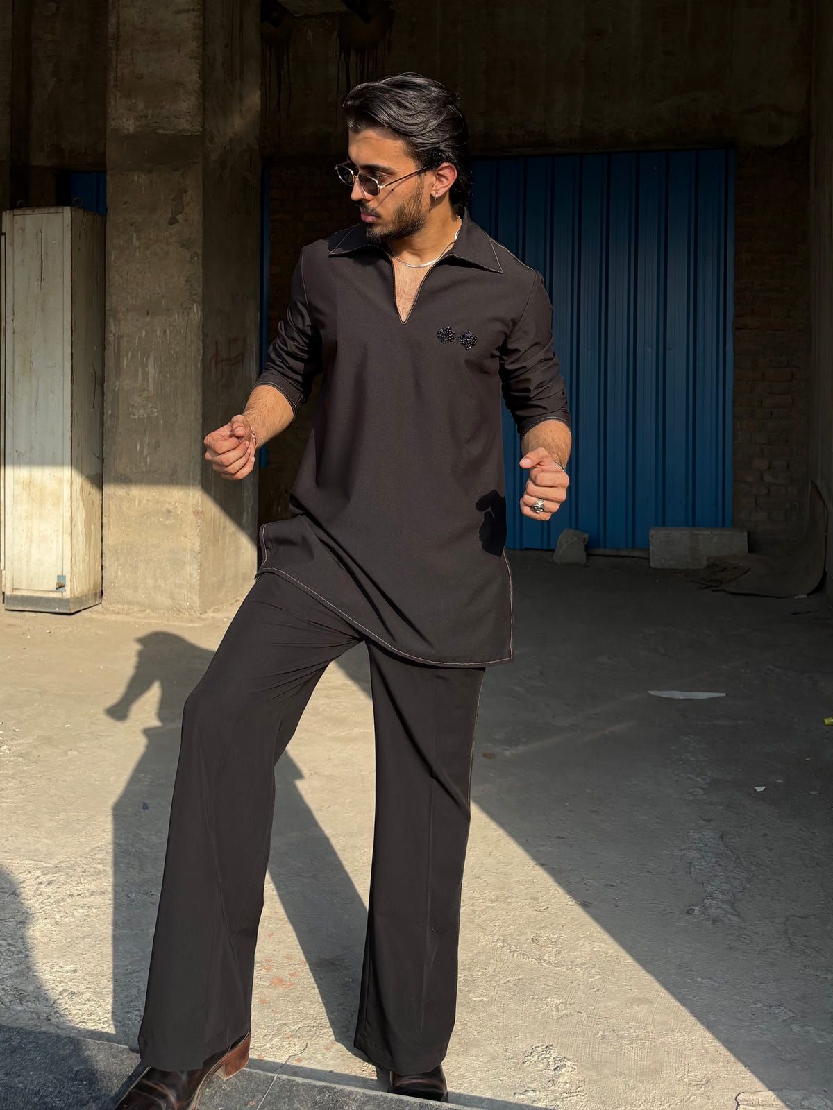 Black Classic Kurta Co-ord - image 6