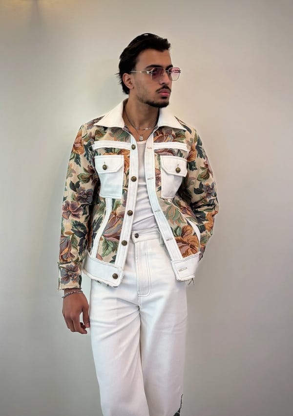 Inner Saints — White Vintage Floral Set