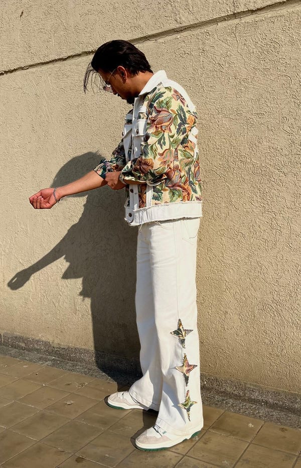 Inner Saints — White Vintage Floral Set