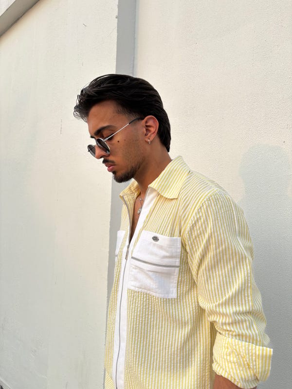 Inner Saints — Yellow Stripe Shirt