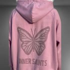 Butterfly  Lavender Oversized Hoodie view 5