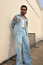 Vintage Blue Co-ord Set view 1