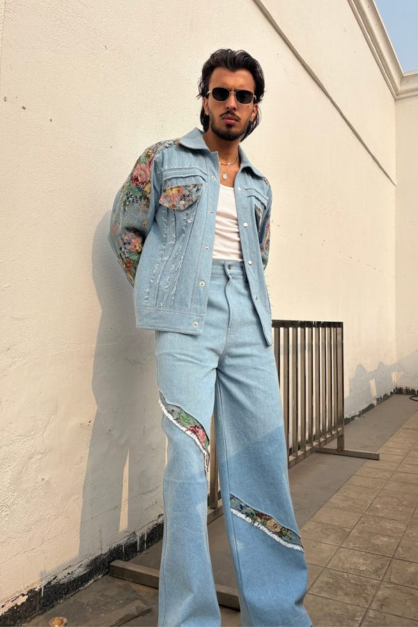 Inner Saints — Vintage Blue Co-ord Set