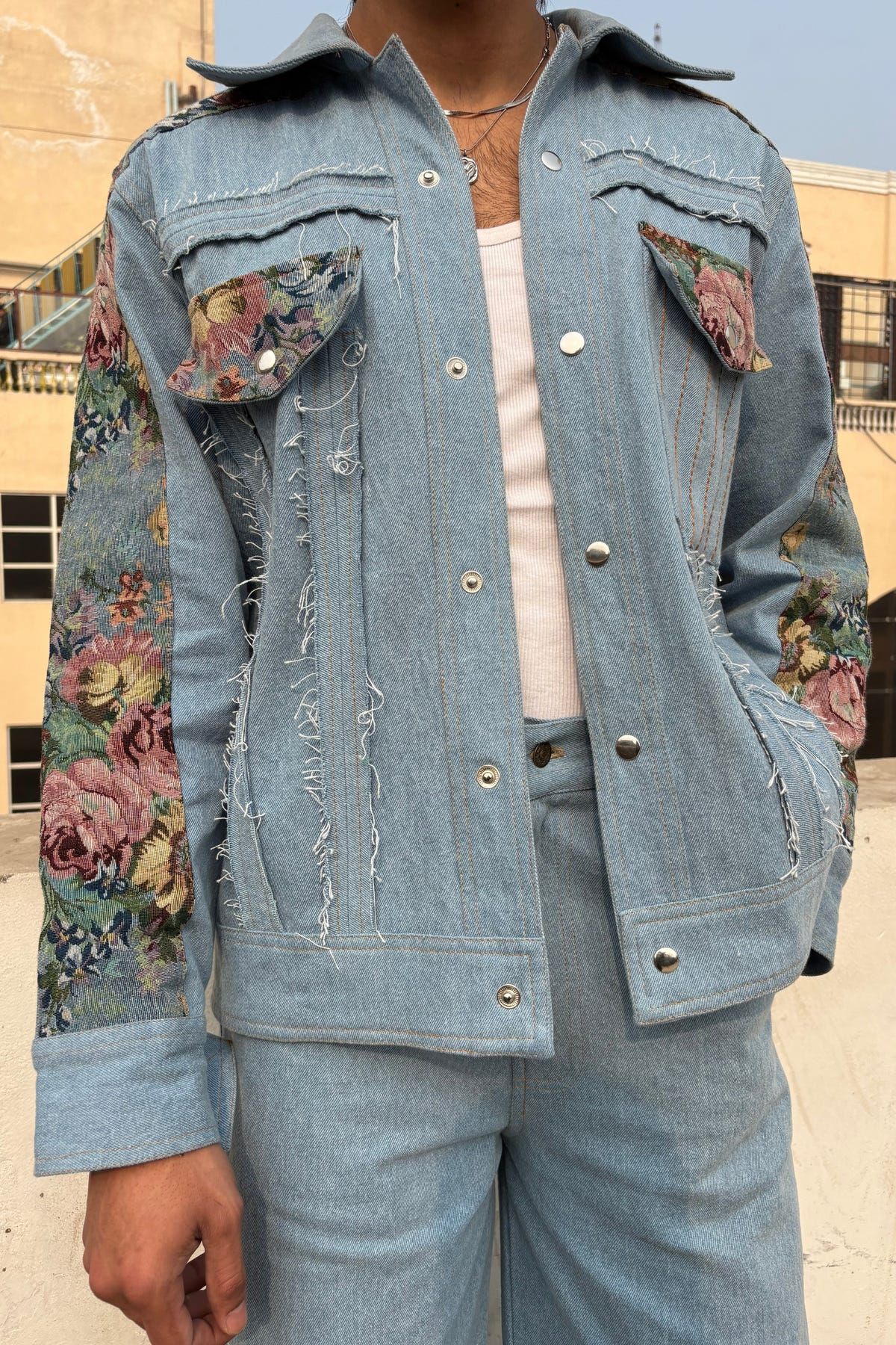 Vintage Blue Co-ord Set - image 4