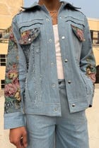Vintage Blue Co-ord Set view 4