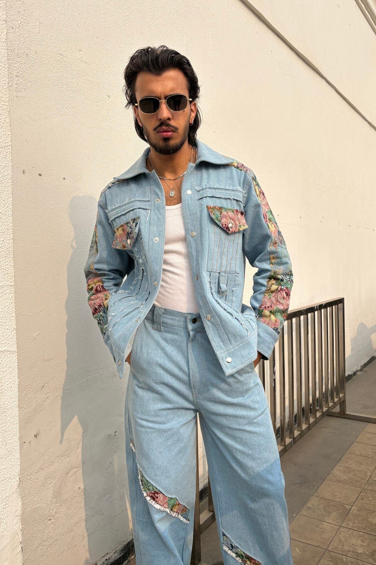 Vintage Blue Co-ord Set - image 6