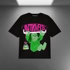 Introverts Oversized Black T-shirt view 1