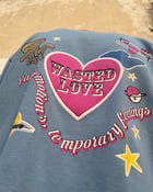 Wasted Love Light Blue Oversized Tshirt view 2