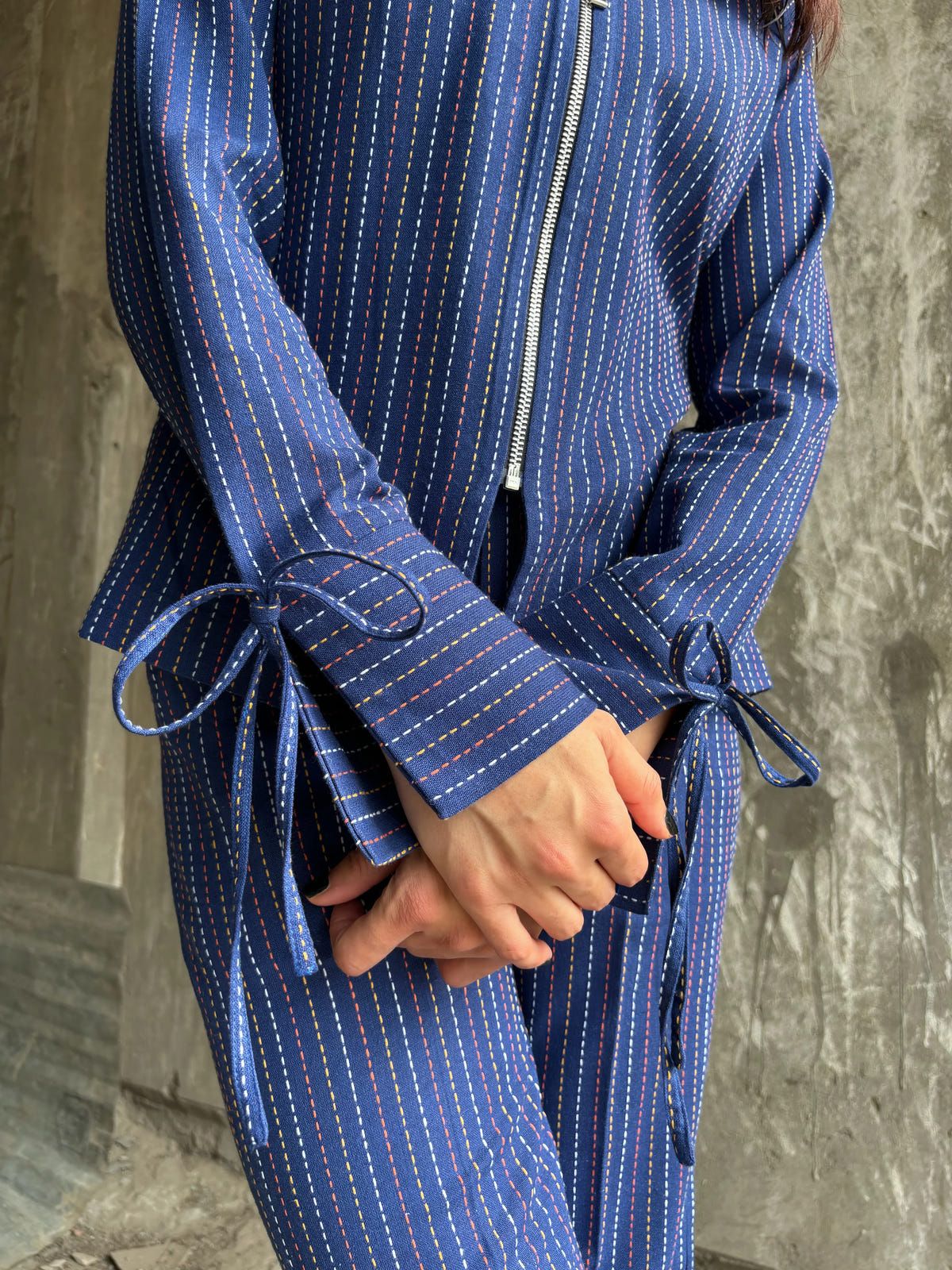 Blue Threadwork Co-ord Set - image 3