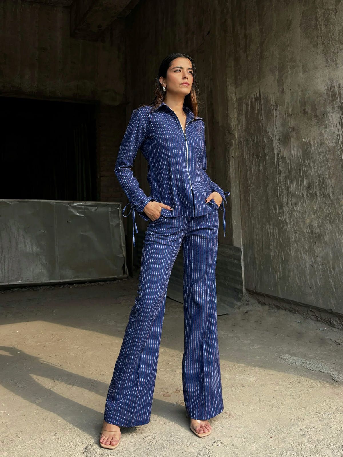 Blue Threadwork Co-ord Set - image 7