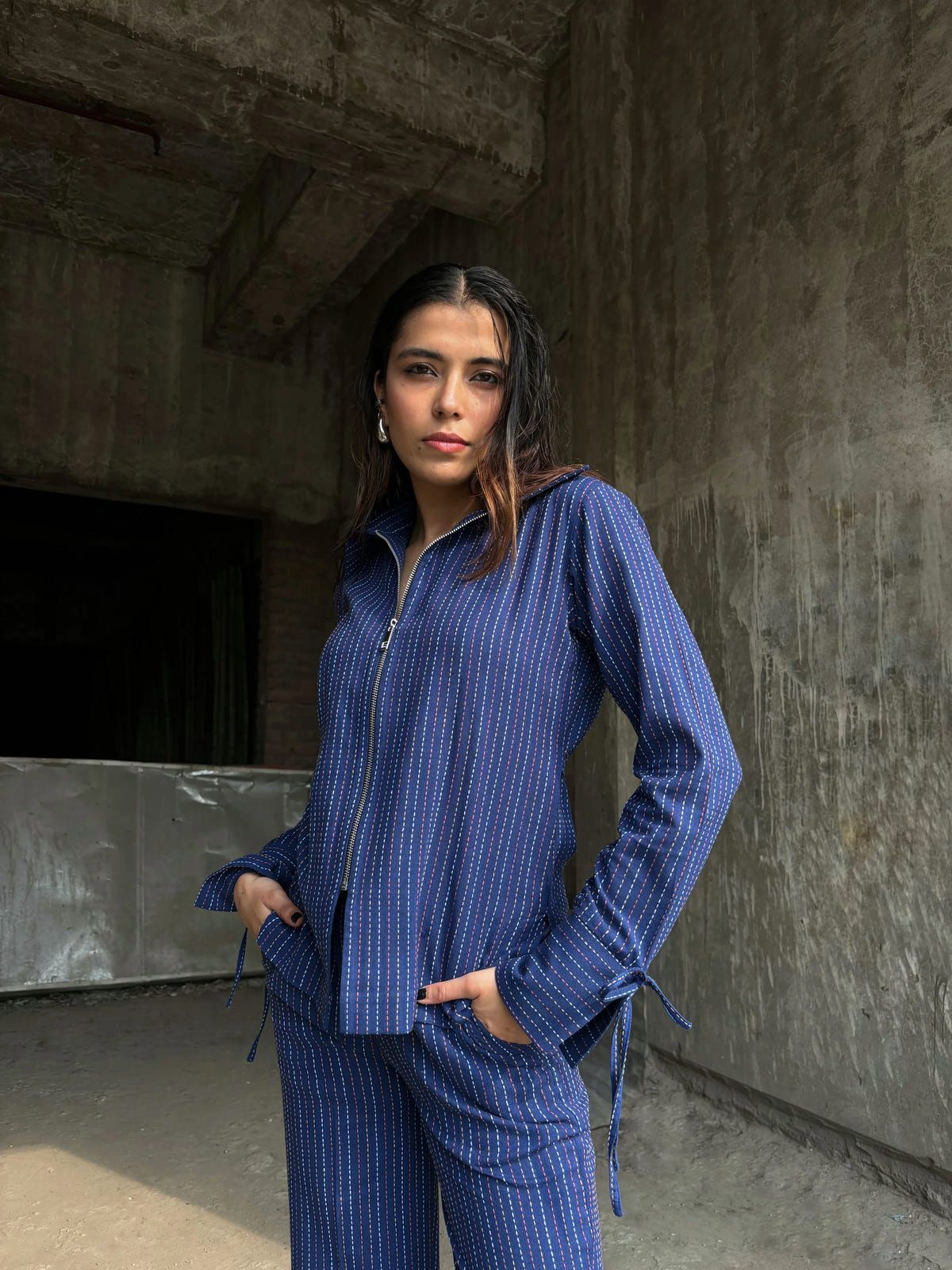 Blue Threadwork Co-ord Set - image 9