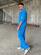 AZURE BLUE JACKET & PANTS SET view 5