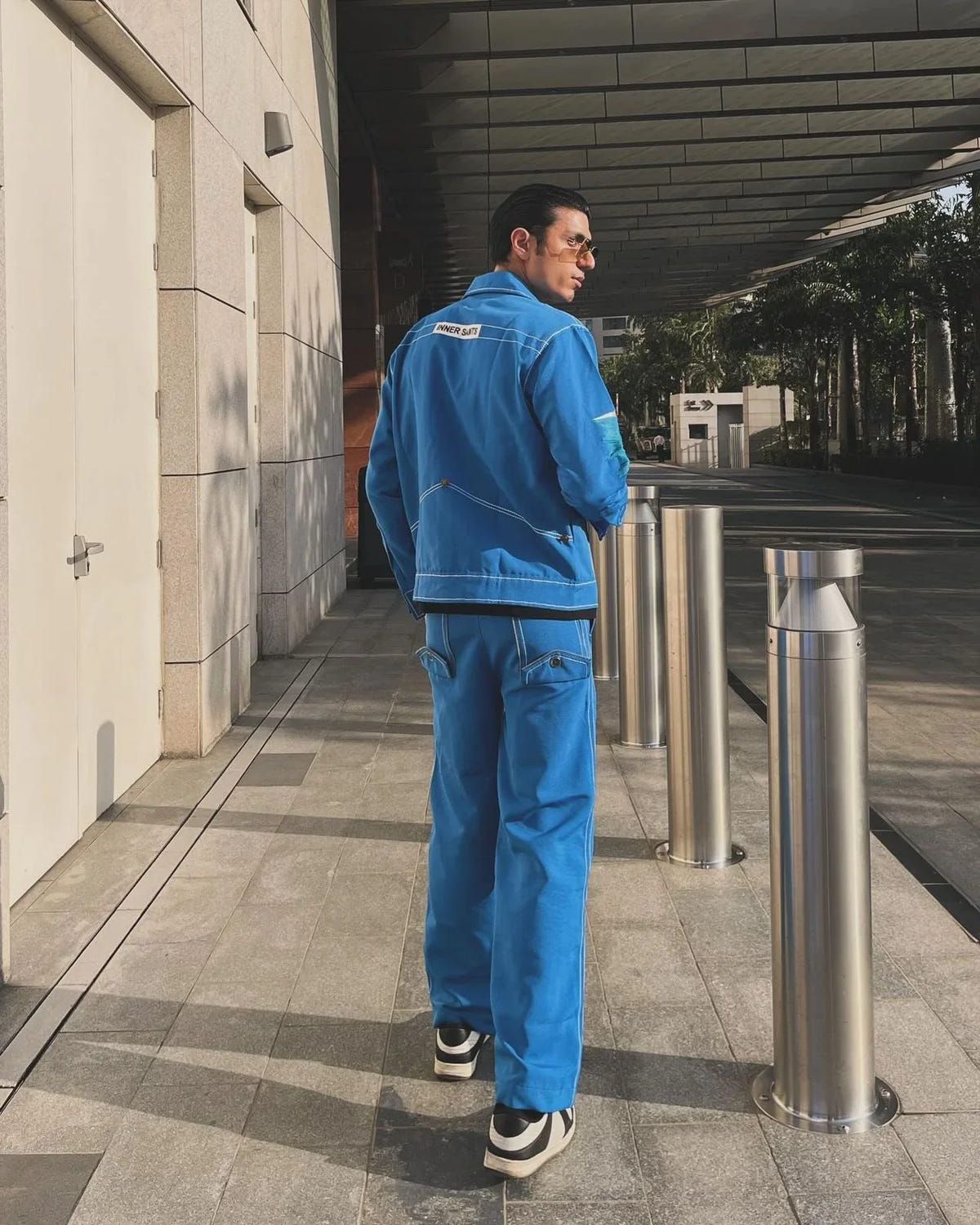 AZURE BLUE JACKET & PANTS SET - image 6