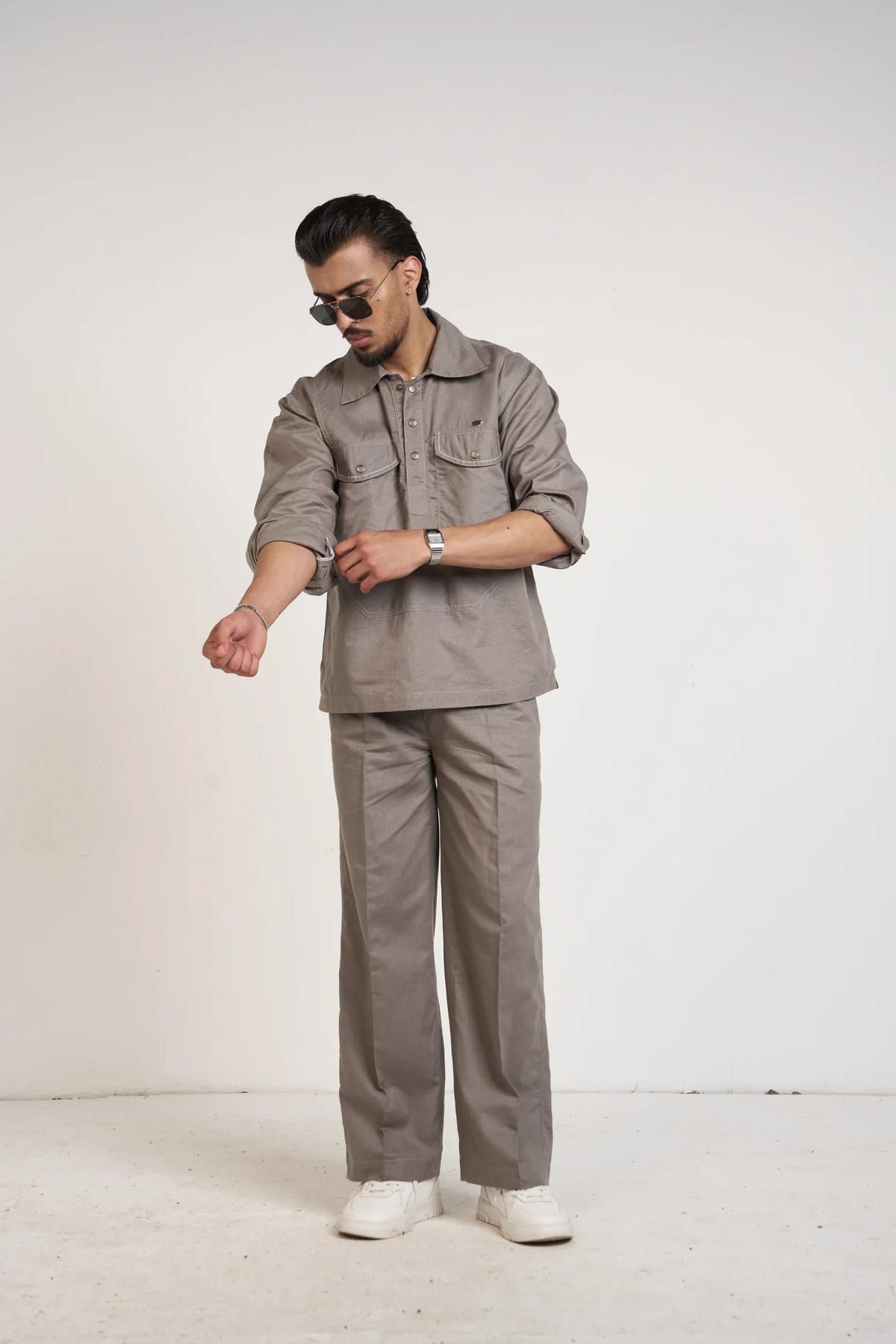 Grey Essential Men Co-ord Set - image 1