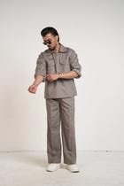 Grey Essential Men Co-ord Set view 1