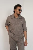 Grey Essential Men Co-ord Set view 2