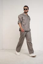Grey Essential Men Co-ord Set view 6