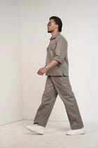 Grey Essential Men Co-ord Set view 8