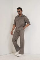 Grey Essential Men Co-ord Set view 9