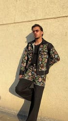 Black Floral Set view 6