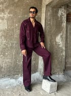 Old Wine Detailed Co-ord Set view 3