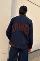 Navy Brown Co-ord Set view 2