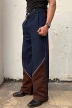 Navy Brown Co-ord Set view 3
