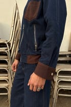 Navy Brown Co-ord Set view 4