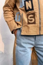 Tan & Blue Co-ord Set view 2