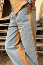 Tan & Blue Co-ord Set view 3