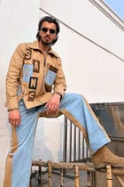 Tan & Blue Co-ord Set view 4
