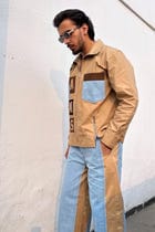 Tan & Blue Co-ord Set view 6