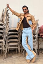 Tan & Blue Co-ord Set view 7