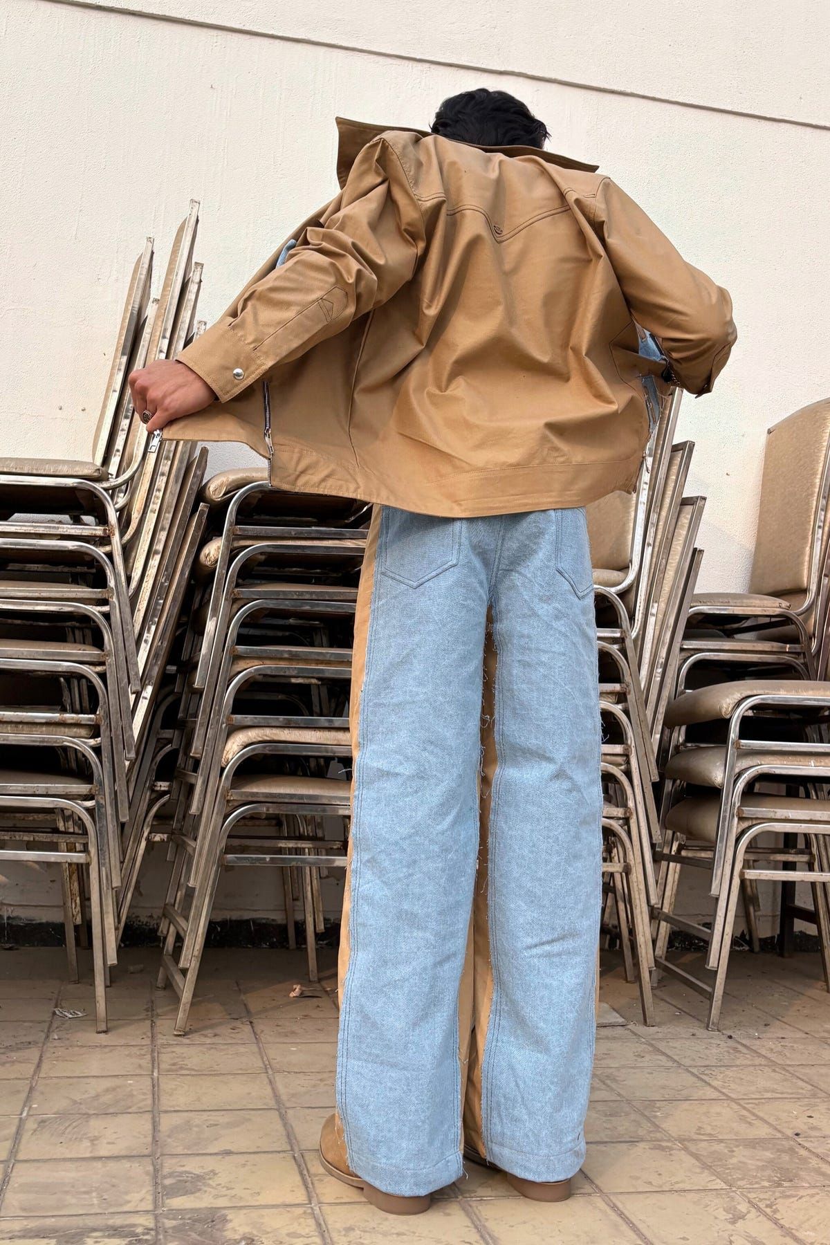 Tan & Blue Co-ord Set - image 8