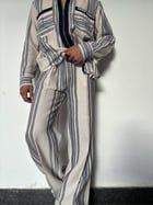 Oxford Blue Stripe Co-ord Set view 3