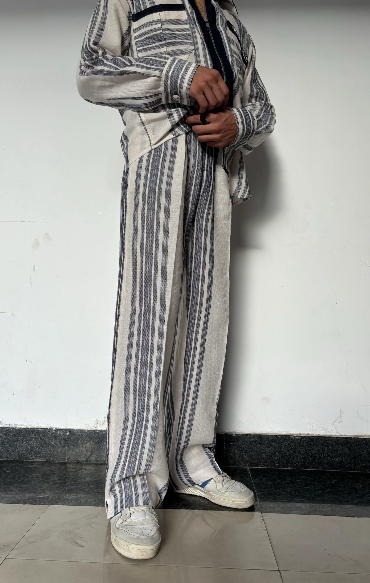 Oxford Blue Stripe Co-ord Set - image 8