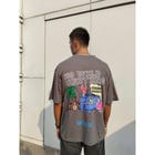 No Wild Hunting Grey Oversized Tshirt view 5