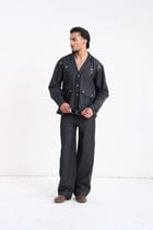 Comet Grey Denim Co-ord Set view 1