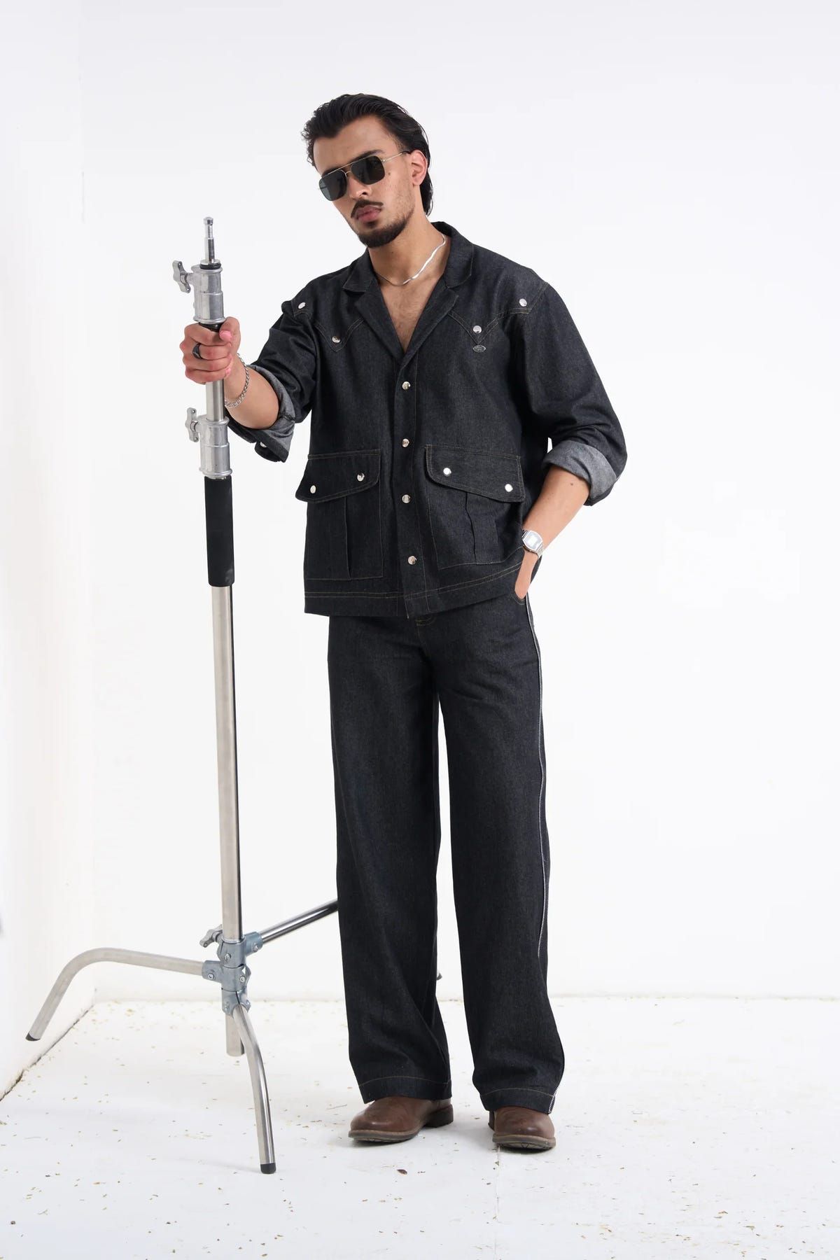 Comet Grey Denim Co-ord Set - image 8