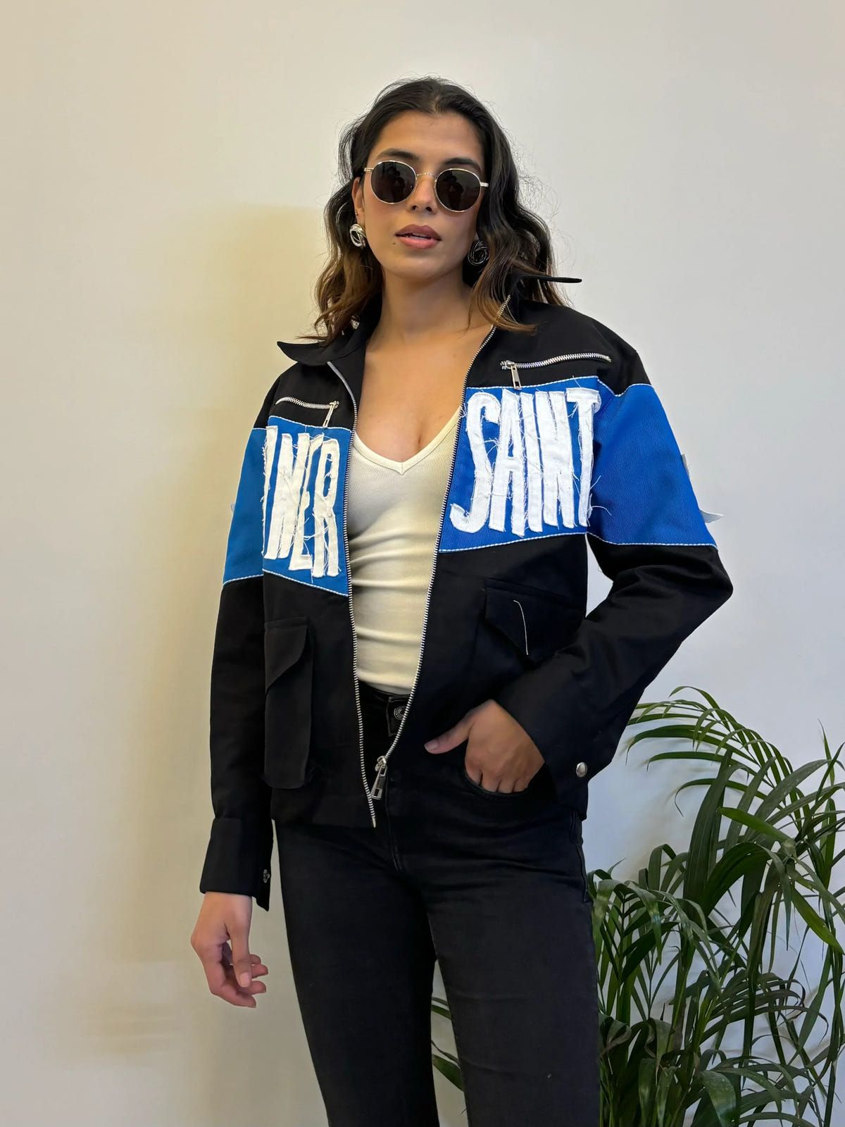 Women Midnight Blue Jacket - image 1