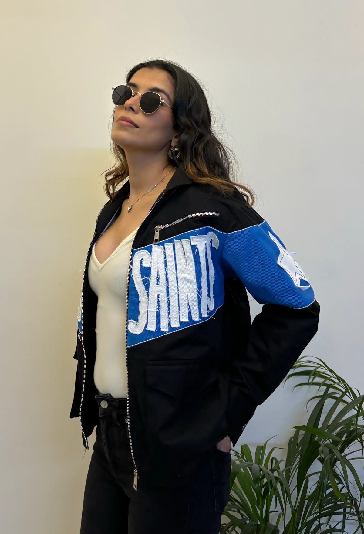 Women Midnight Blue Jacket - image 3