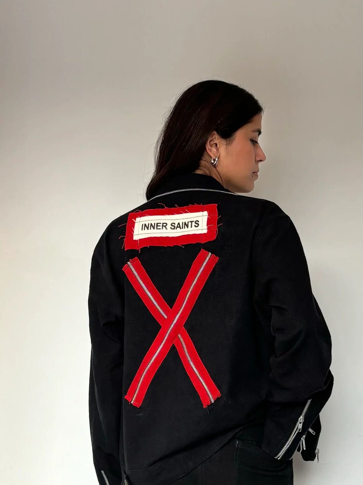 Black X Raw Zip Jacket & Pants - image 6
