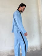 Legends Blue Linen Co-ord set view 4