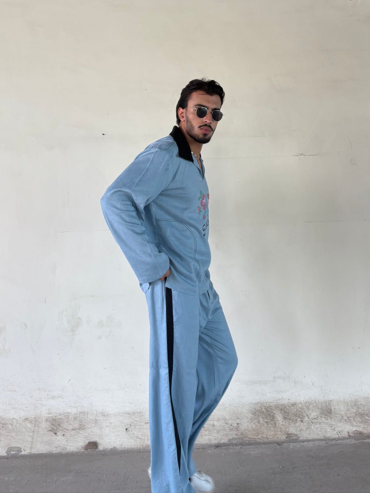 Legends Blue Linen Co-ord set - image 5