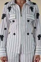 Black Stripe Floral Set view 2