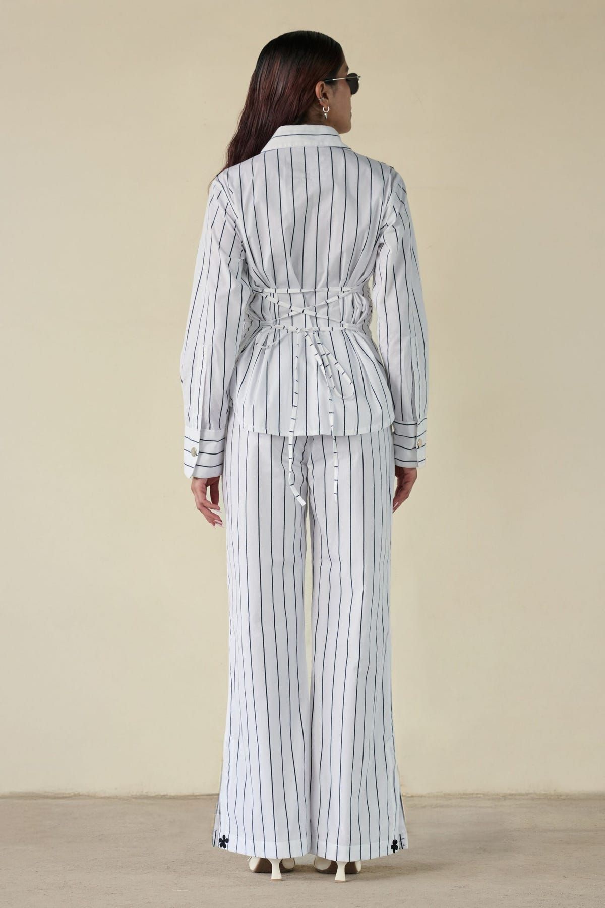 Black Stripe Floral Set - image 7