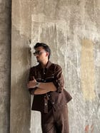 Umber Brown Men Co-ord Set view 13