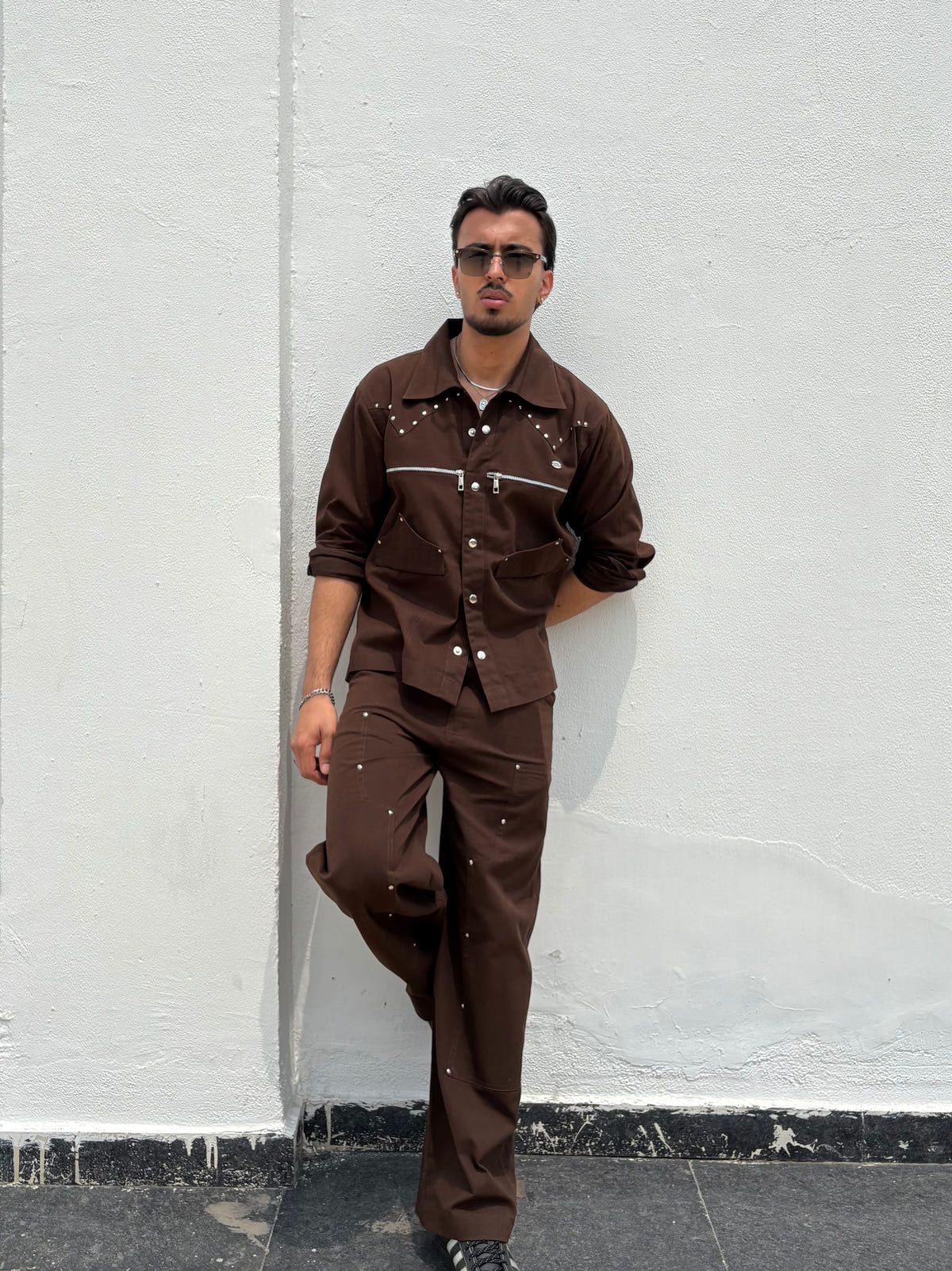 Umber Brown Men Co-ord Set - image 14